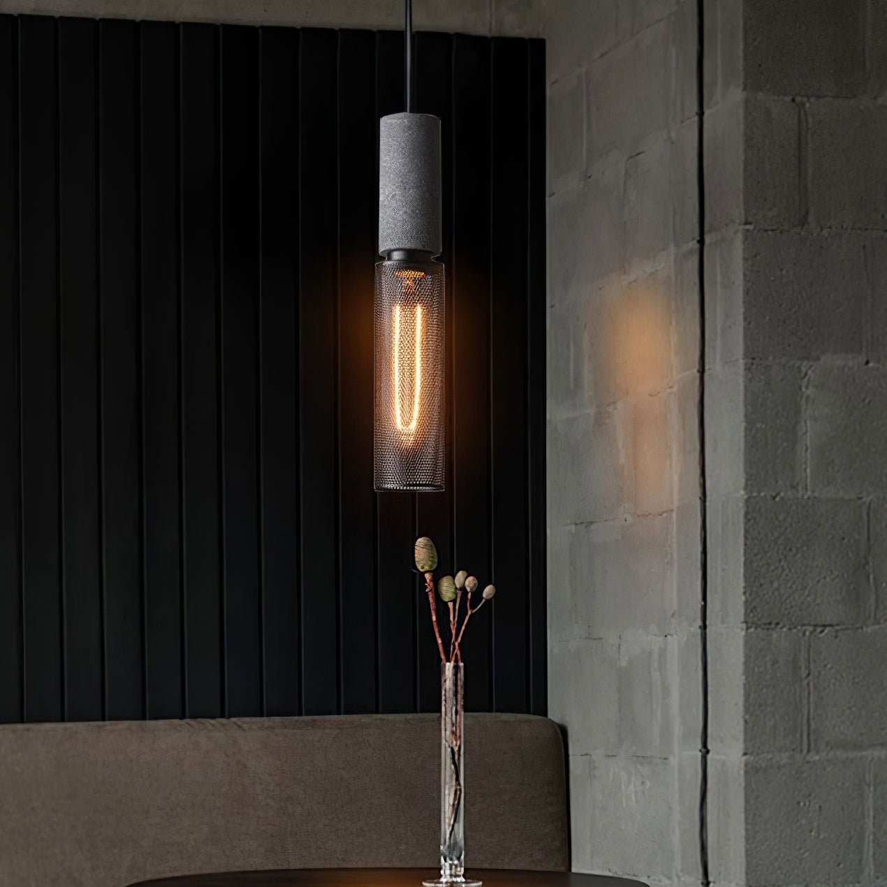 Cement Mesh Hanglamp HL503