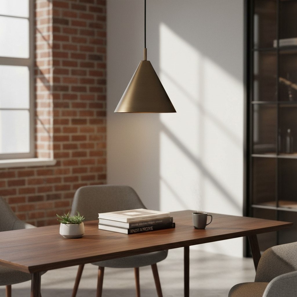 Oricone hanglamp - Klassiek en chique ontwerp met bronzen of messing afwerking, perfect voor de eet- of woonkamer HL2129