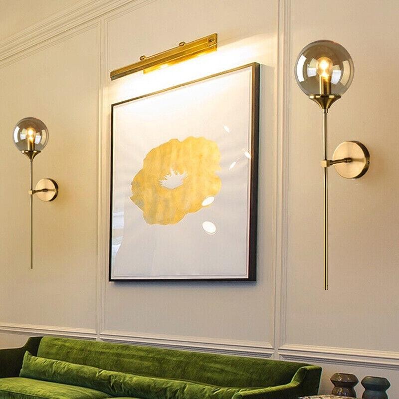 Nordic Glazen Bollen Magische Bonen Wandlamp Voor Binnen HL65