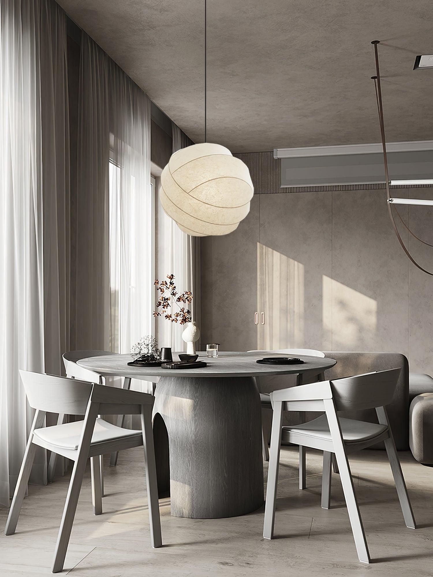 Wabi-Sabi Stijl Fiber Cocoon Hanglamp HL861