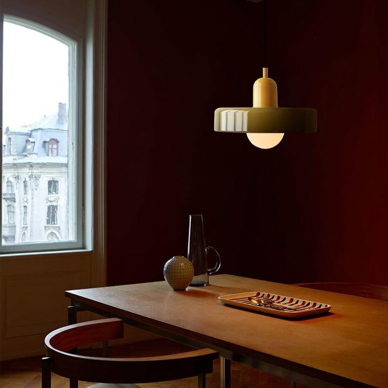 Kalo Disc Kleurrijke Hanglamp - Moderne Glazen Hanglamp voor de Eetkamer HL2447