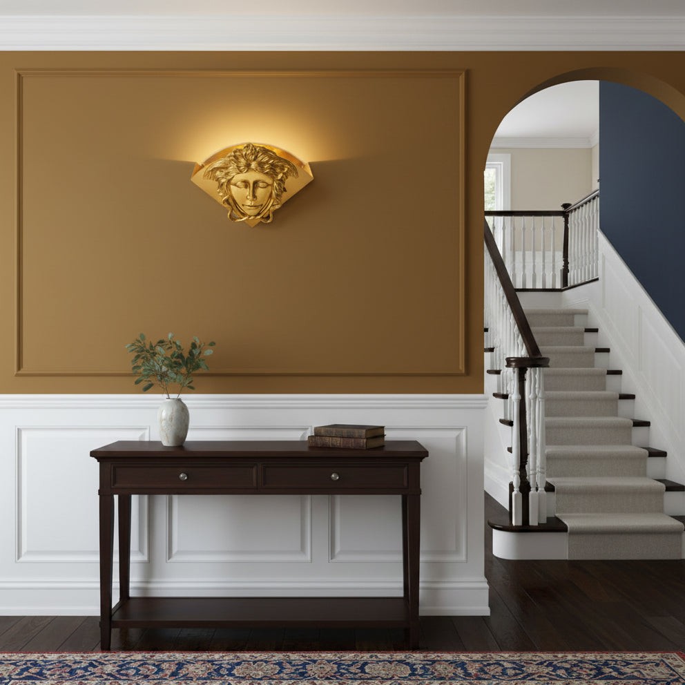 Sfinx messing wandlamp HL3297
