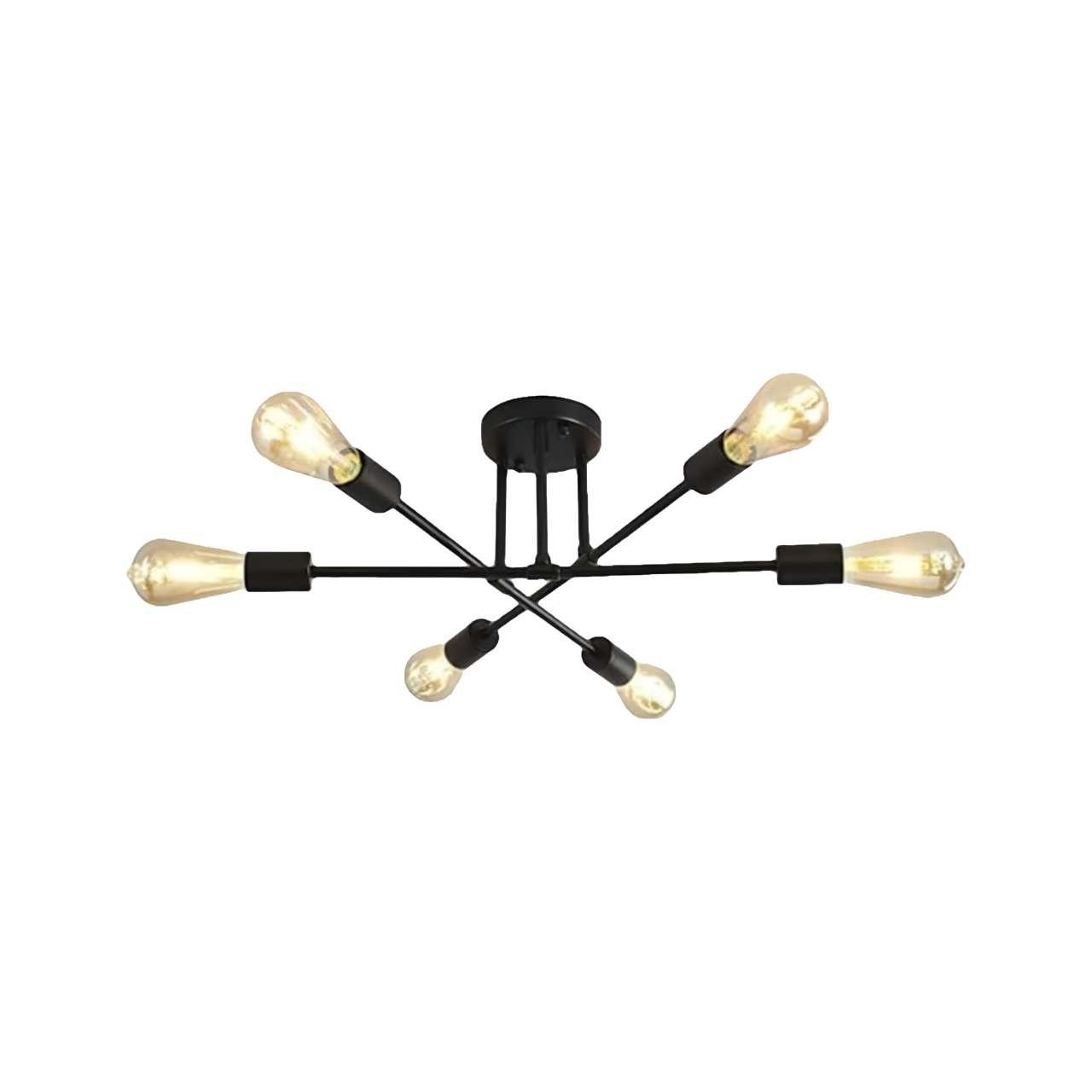Noordse Semi Inbouw Spoetnik Plafondlamp HL239