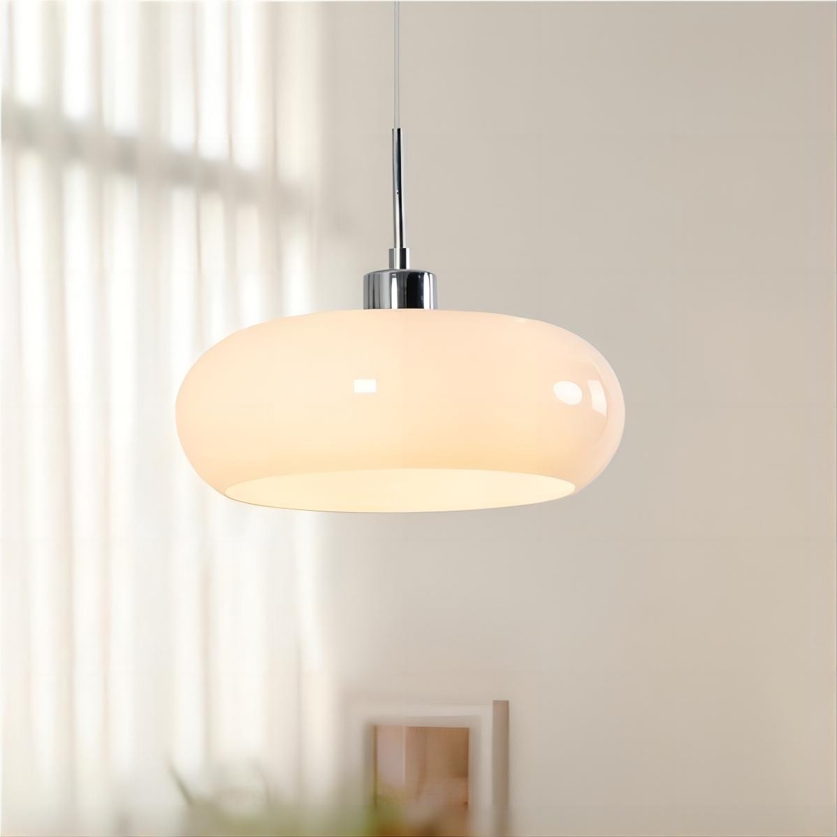 Nordic Retro Bauhaus Glazen Pot Hanglamp HL116