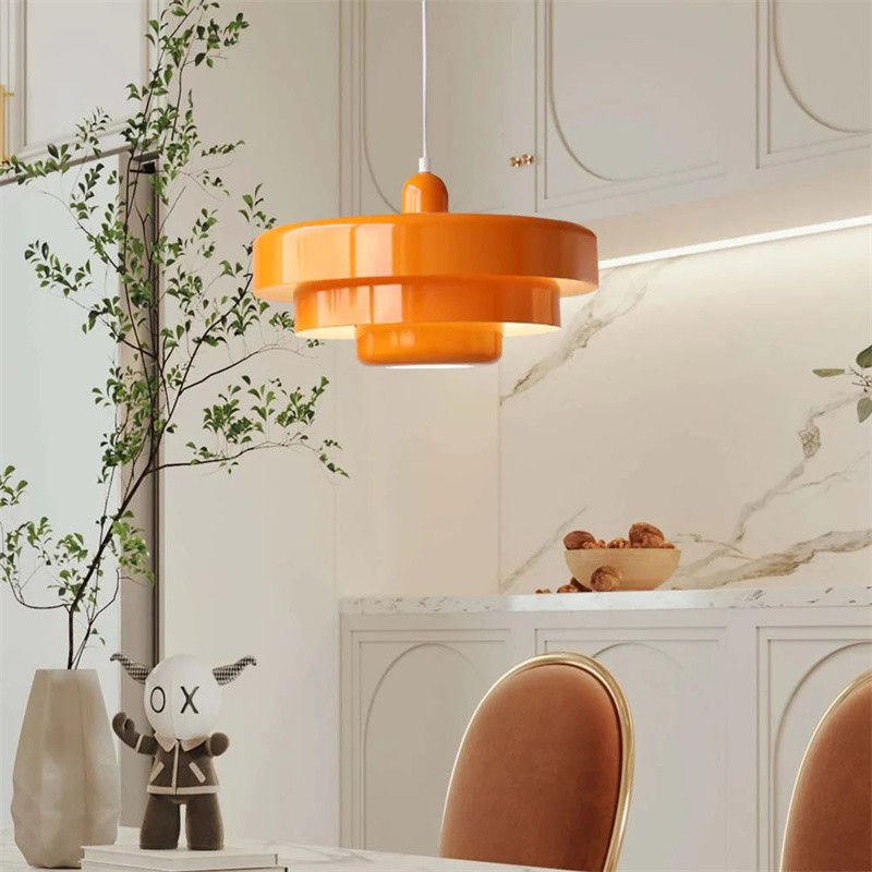 Macaron Disc Hanglamp - Scandinavische Meerlaagse Hanglamp van Metaal voor de Keuken HL179