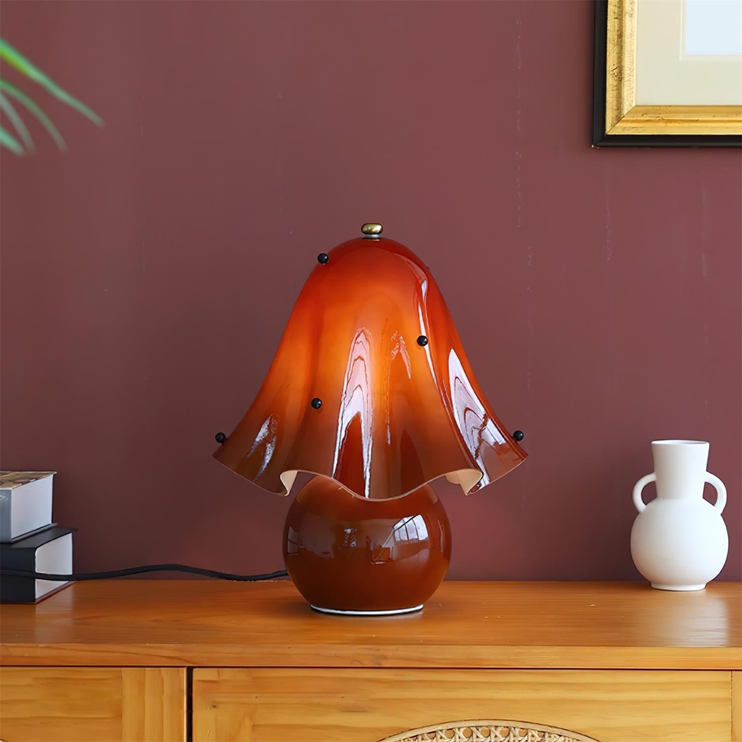 Bellina Decoratieve Tafellamp - Sculpturale Klokvormige Bloemvorm HL1644
