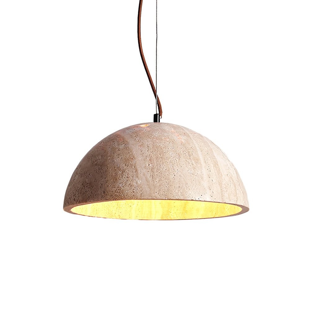 Travertine Creatieve Halfronde Hanglamp HL473