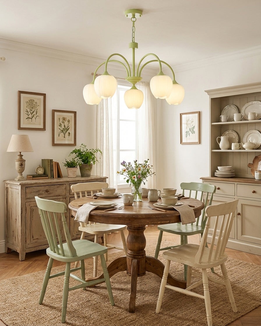 Tulp Matcha Kroonluchter HL2917