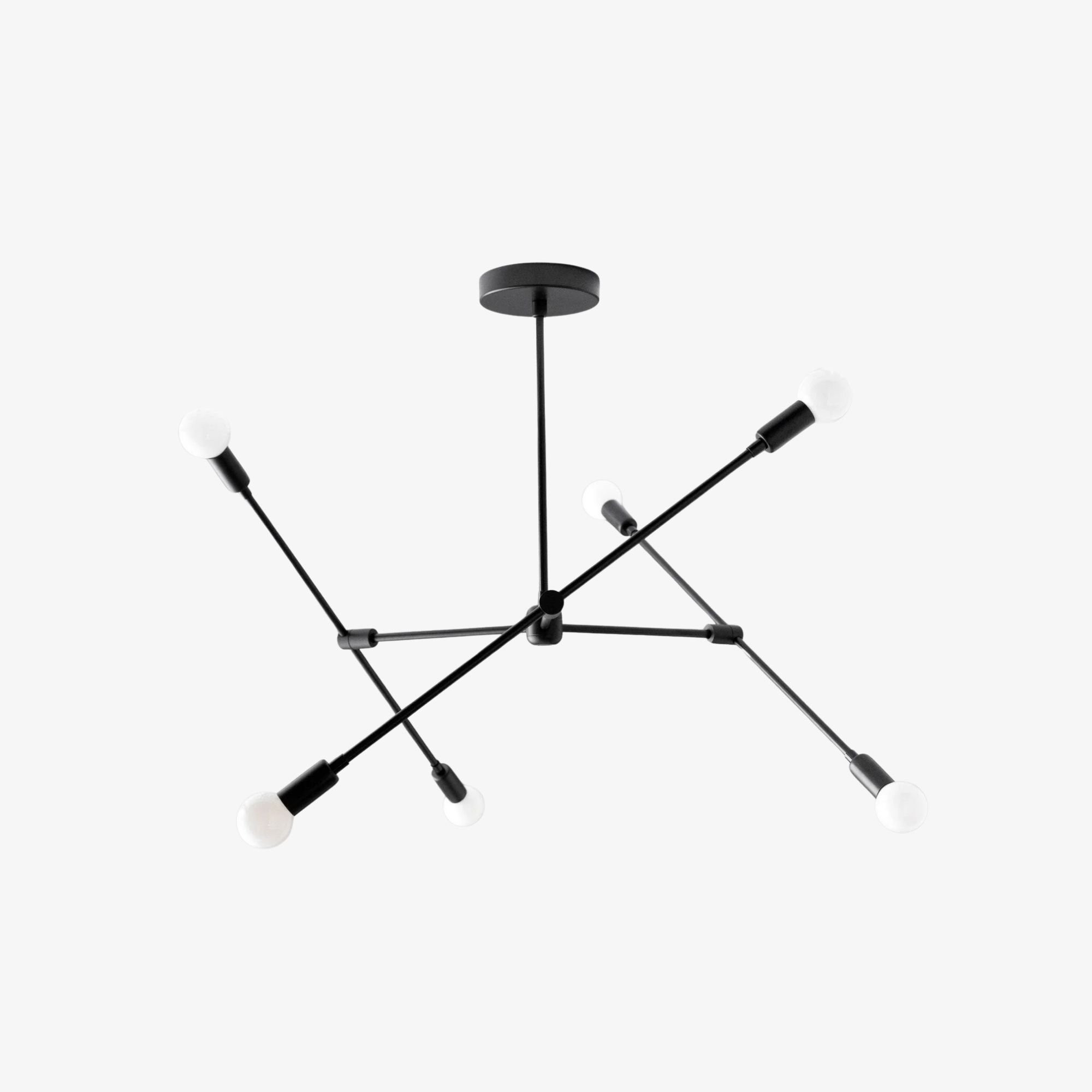 Mobilux Line Moderne Mobiele Kroonluchter - Minimalistische Plafondlamp voor Eetkamer HL1713