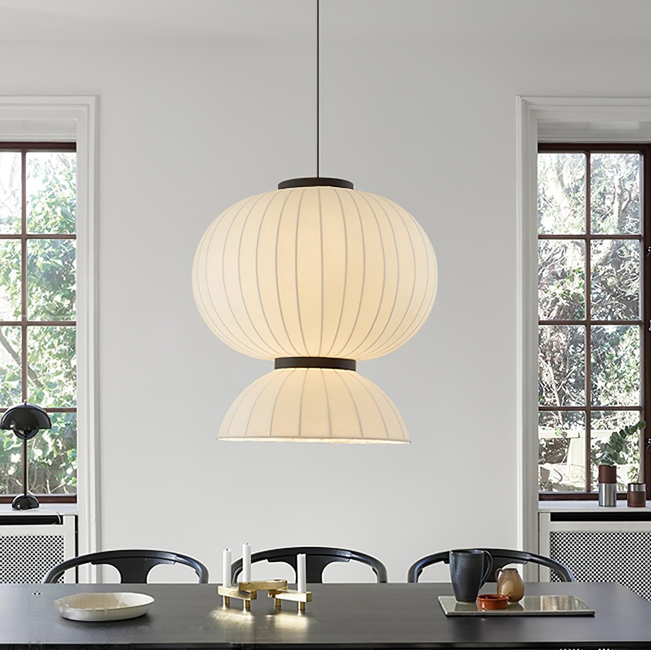 Moerbei Zijden Lantaarn Hanglamp HL680