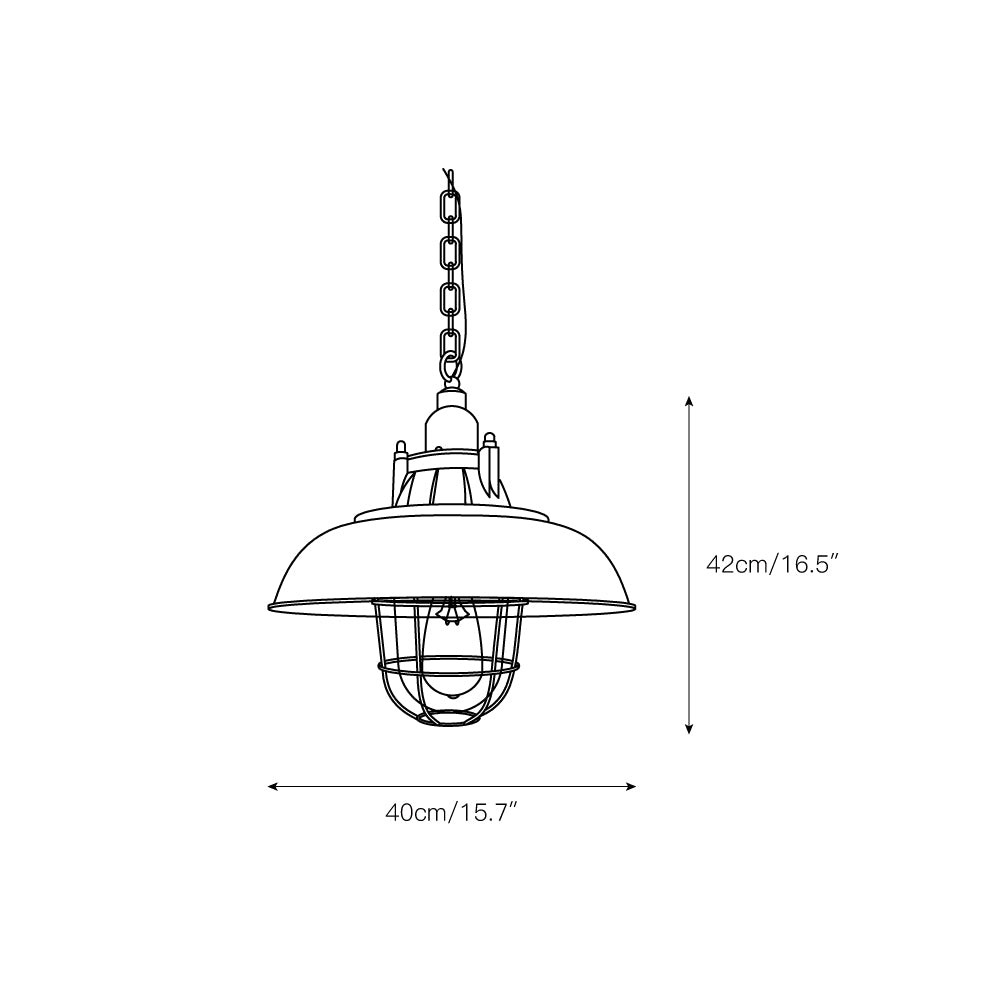 Wandlamp met kooiconstructie HL3182