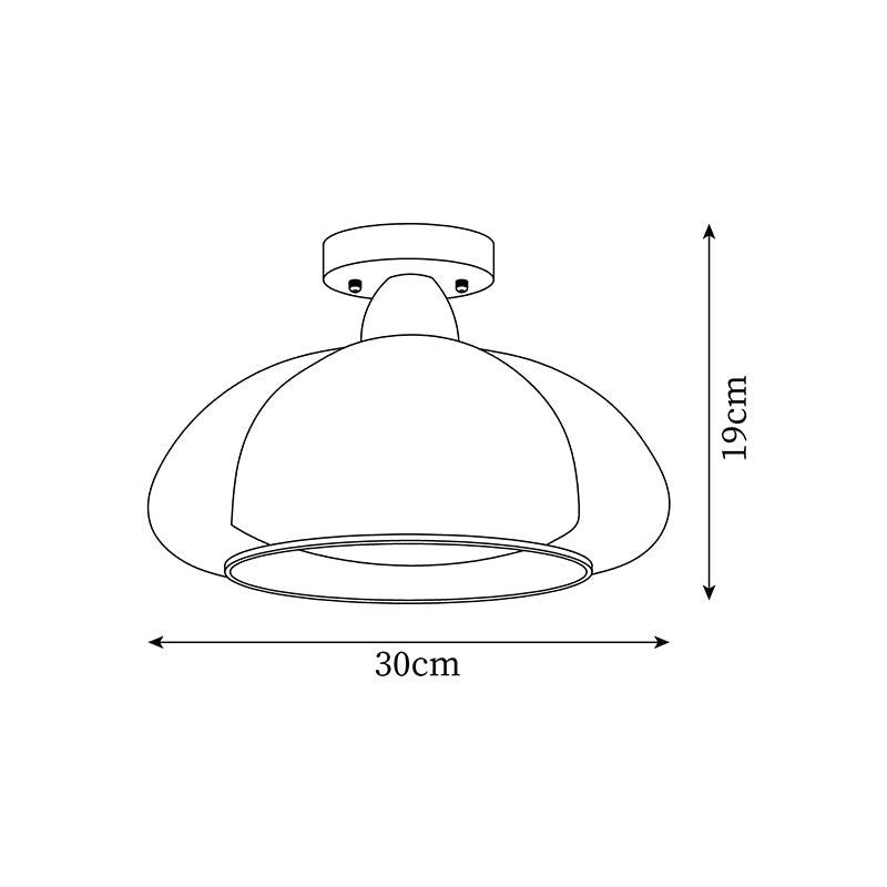 Pompoen Glazen Plafondlamp Voor Keuken HL493
