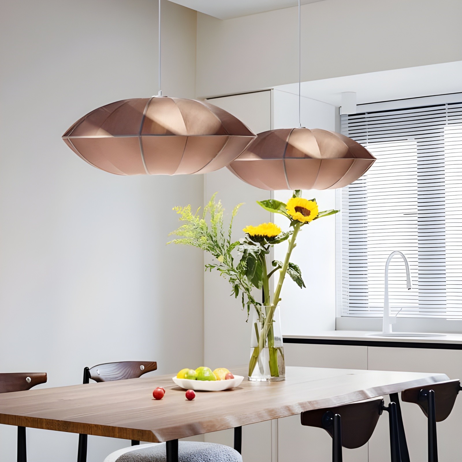 Nordic Minimalistische Stoffen Lantaarn Hanglamp HL294