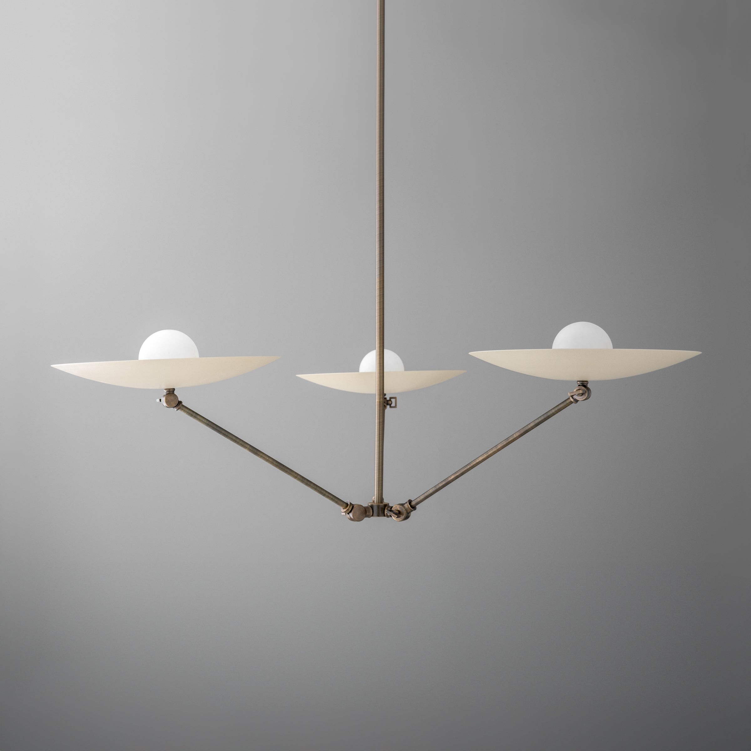 Curva Metalen Antieke Messing Kroonluchter - Moderne Industriële Hanglamp HL1763