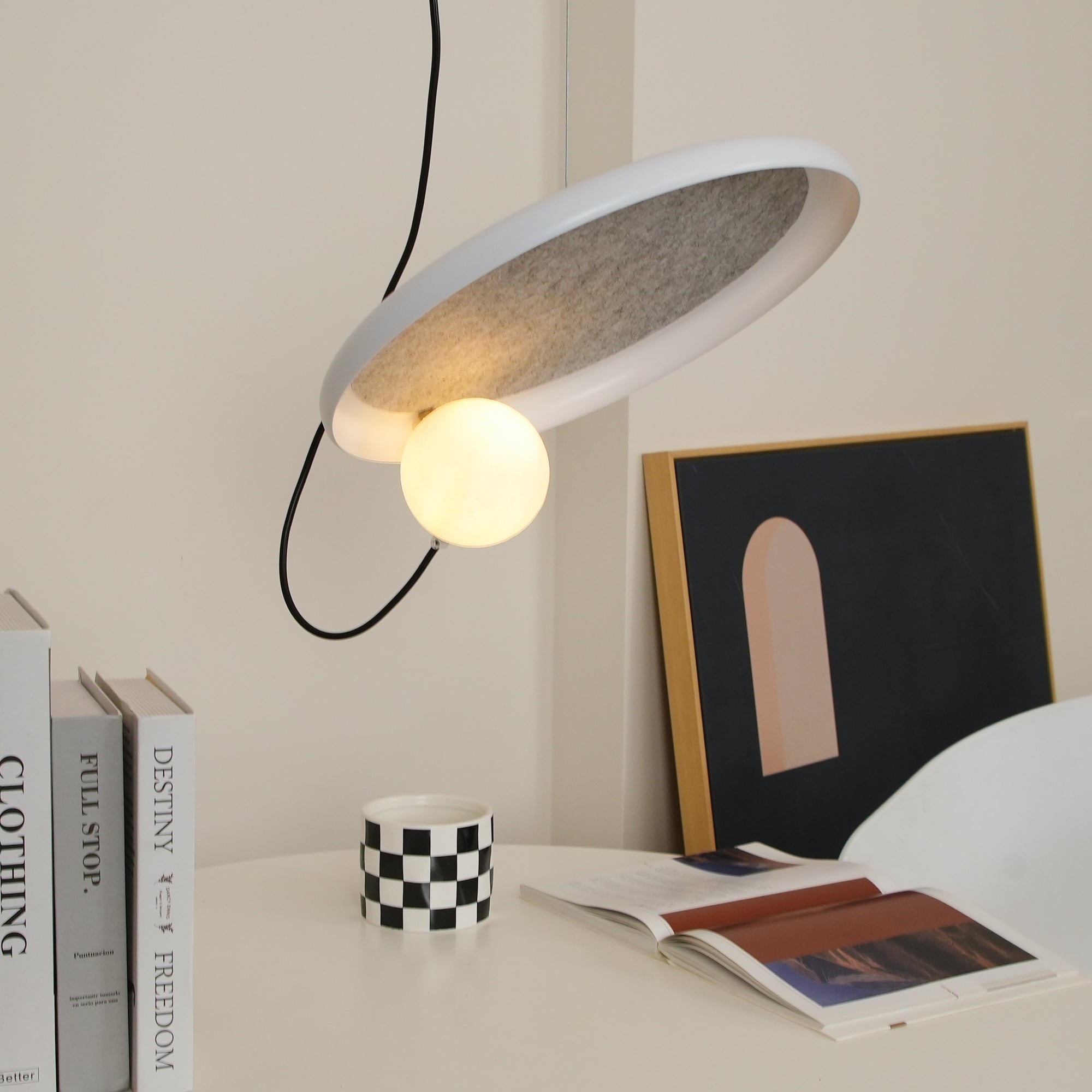 Akoestische schijf hanglamp HL3001