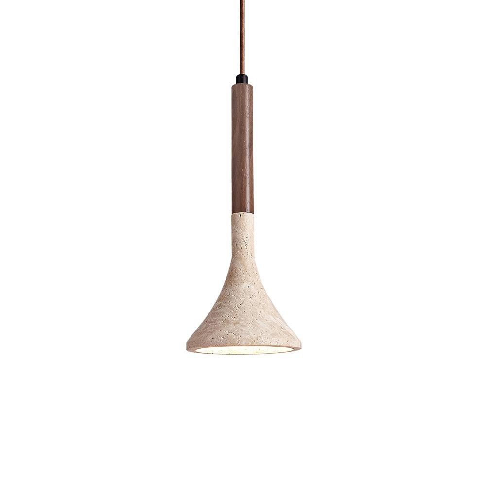 Alphomo Japandi travertijn hanglamp HL3443
