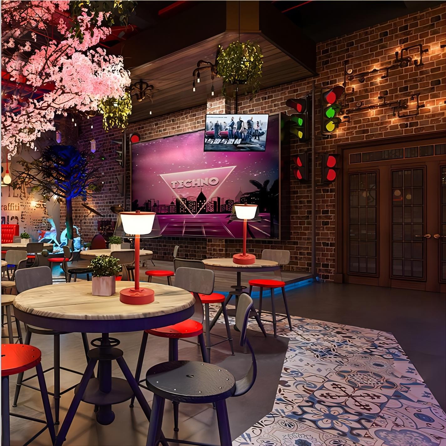 Outdoor Bar LED Oplaadbare Tafellamp HL80
