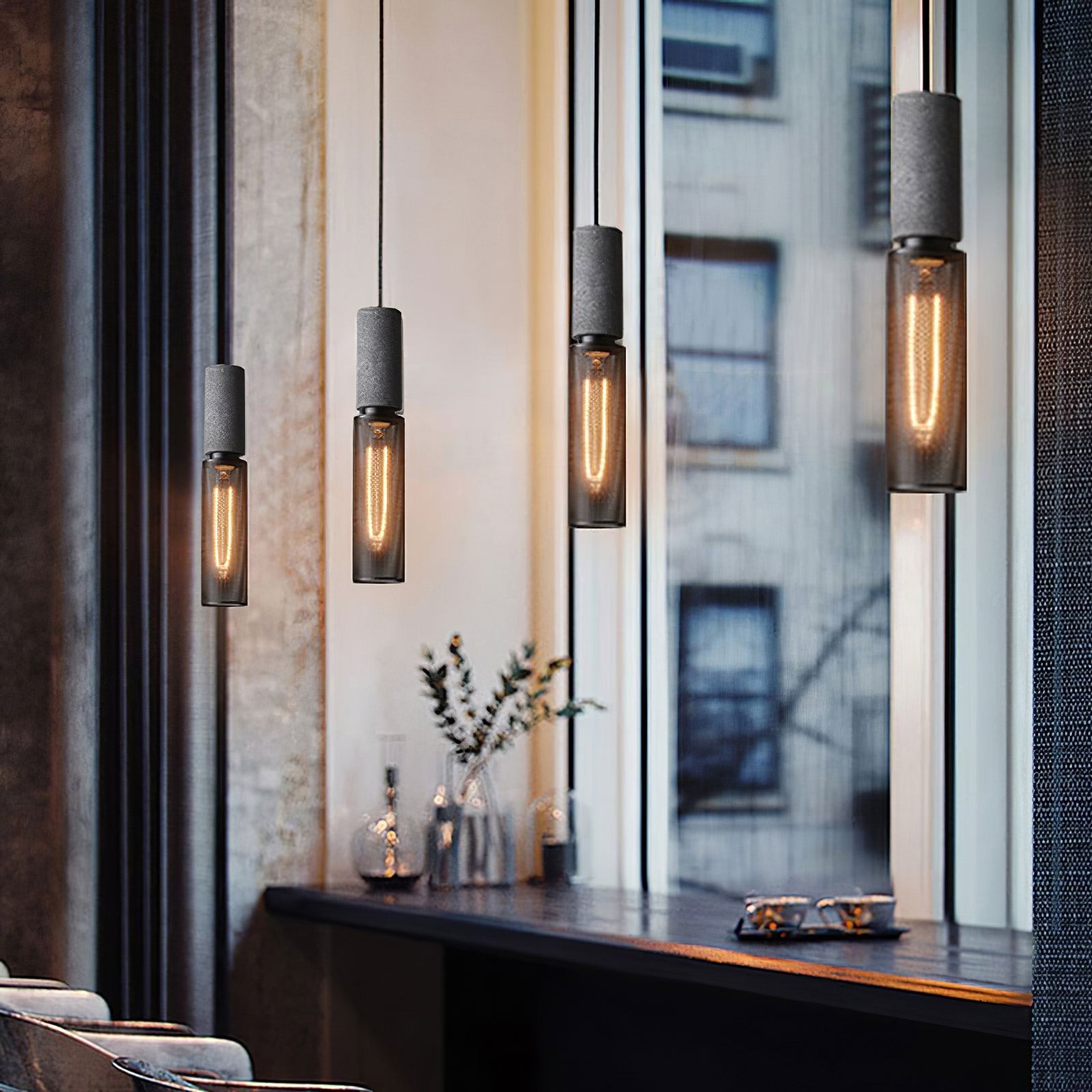 Cement Mesh Hanglamp HL503