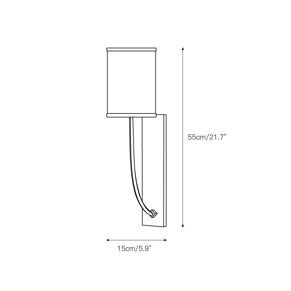 Colton wandlamp HL3108