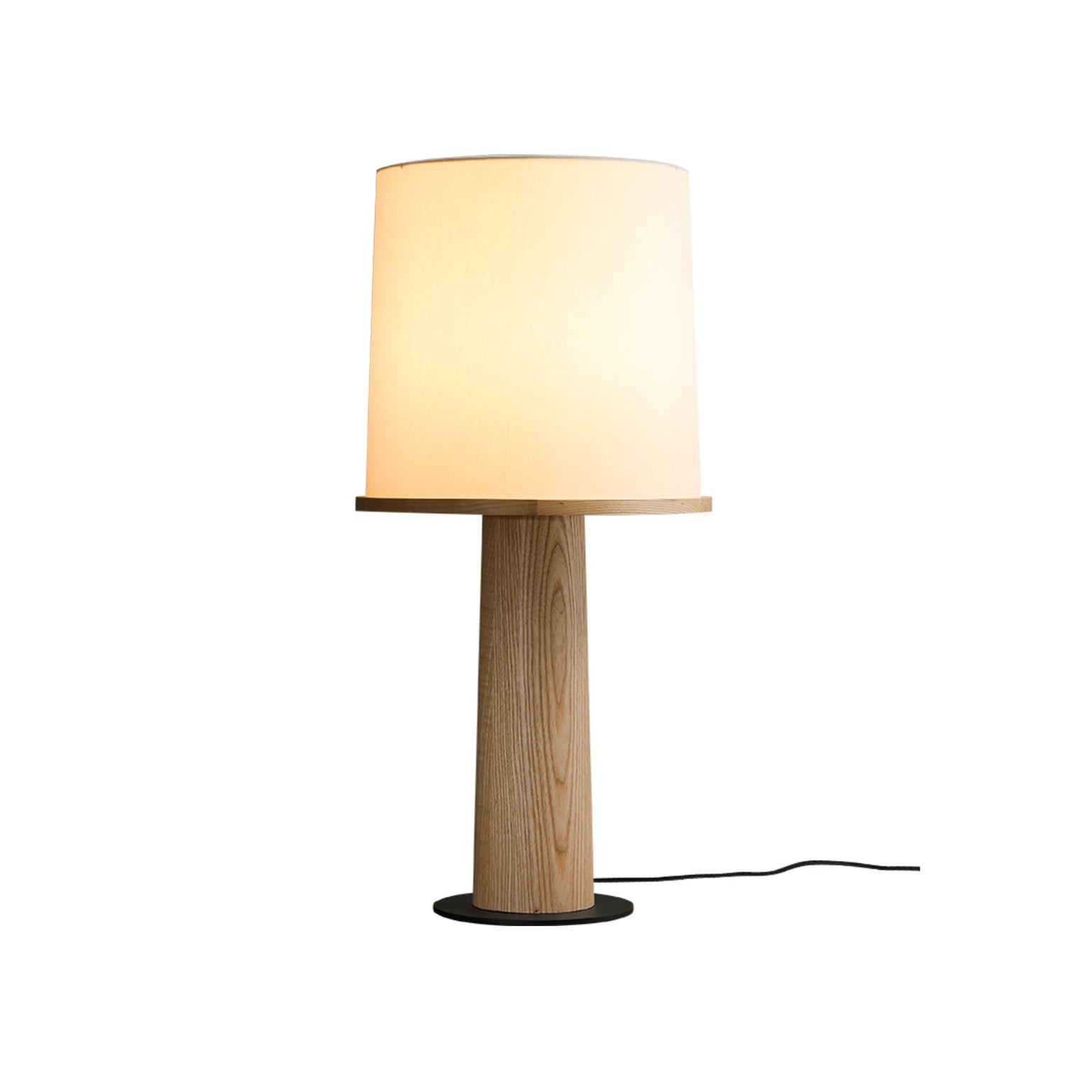 Modieuze licht- en schaduwfles tafellamp HL579