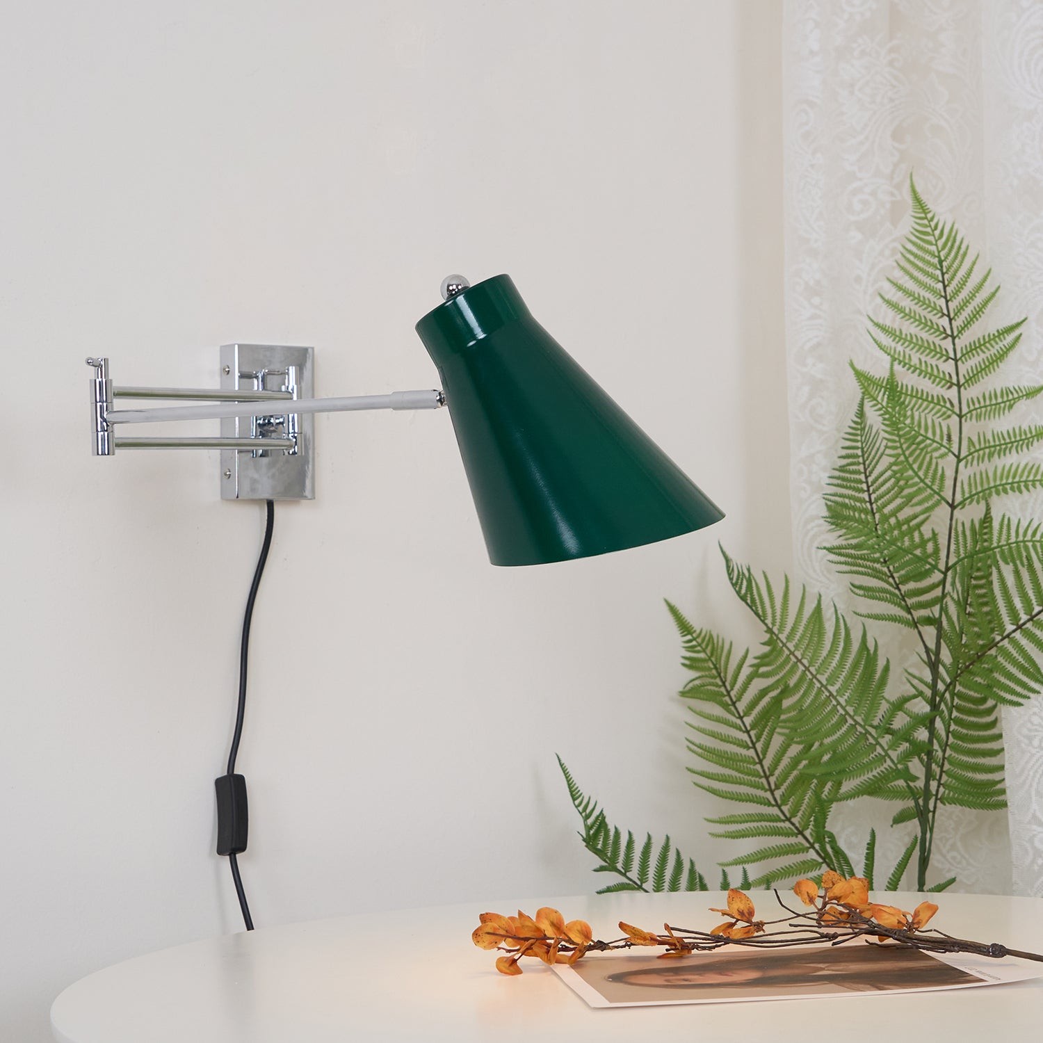 Moderne eenvoudige metalen schommellamp met stekker HL1074