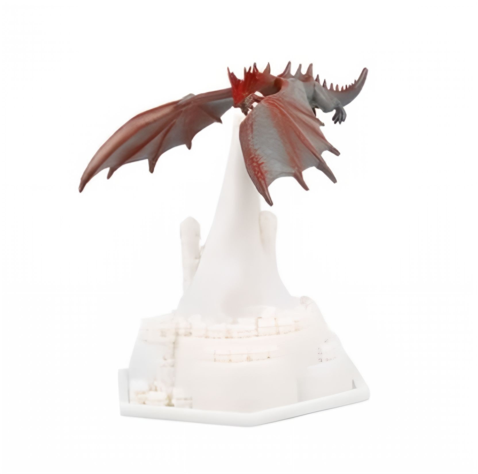 Creatieve 3D-geprinte vliegtuig vuurdraak tafellamp HL336