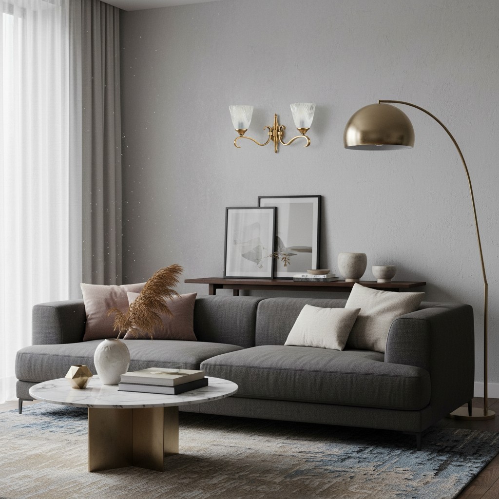 Lunetal dubbele wandlamp - Vintage metaal en glas voor hal en slaapkamer HL2038
