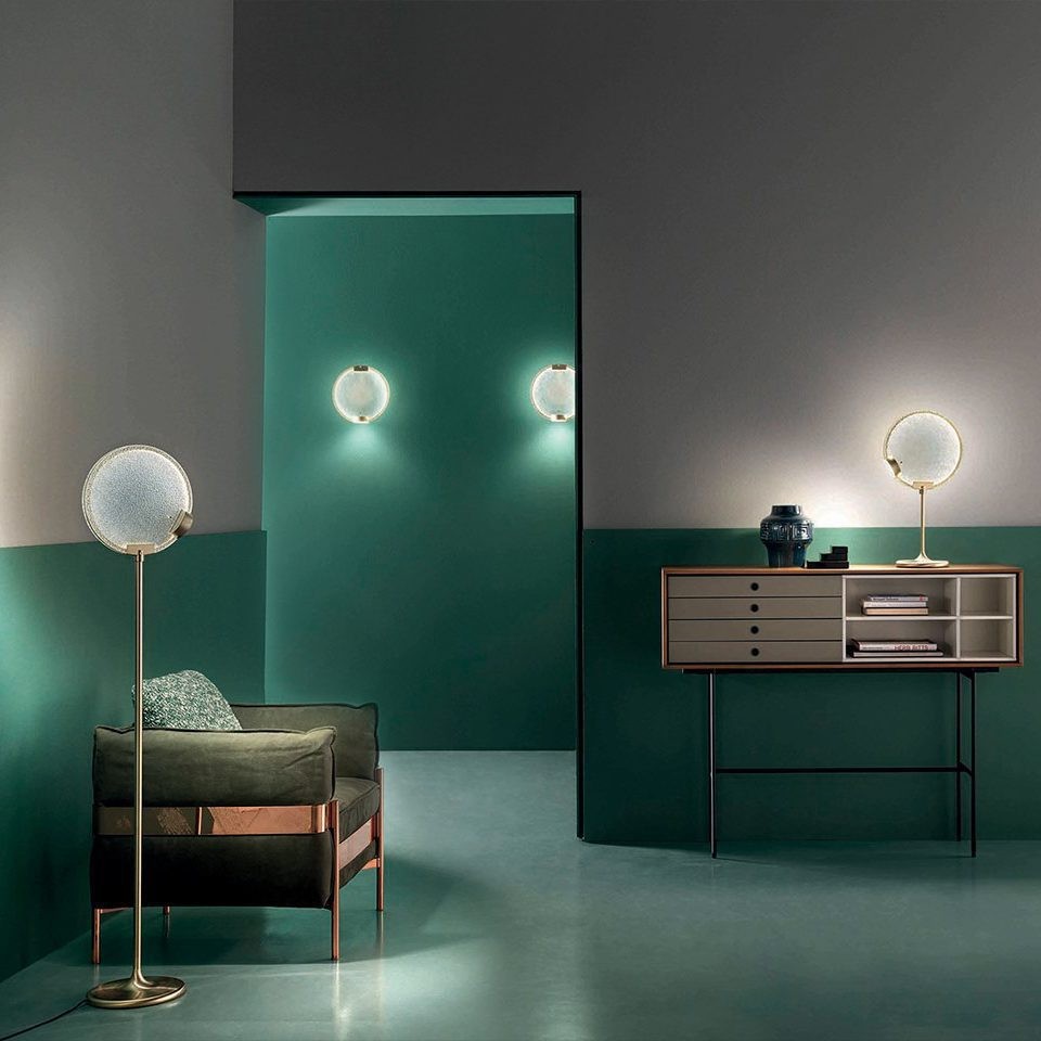 Horo hanglamp met messing frame HL1210