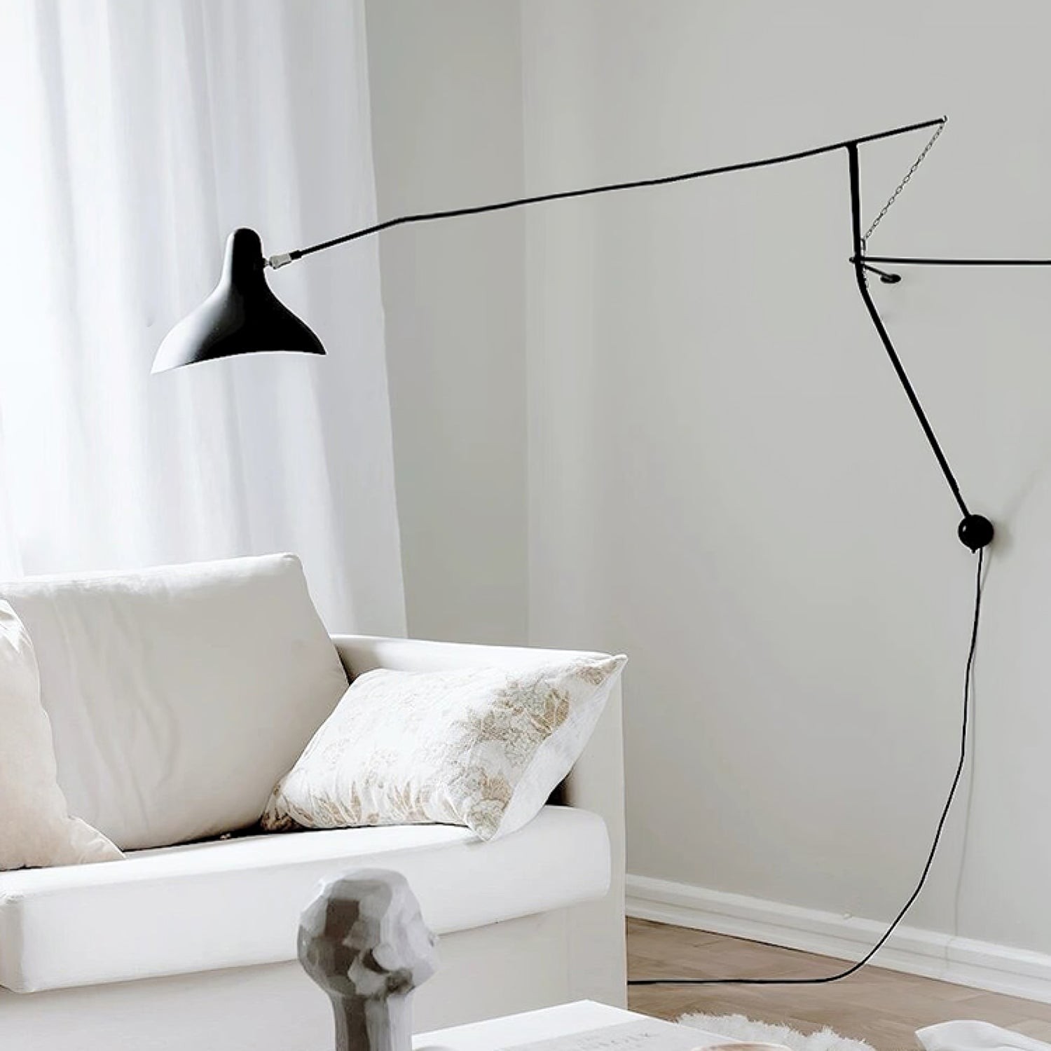 Moderne eendenbek-design Mantis Arm Wandlamp HL1112