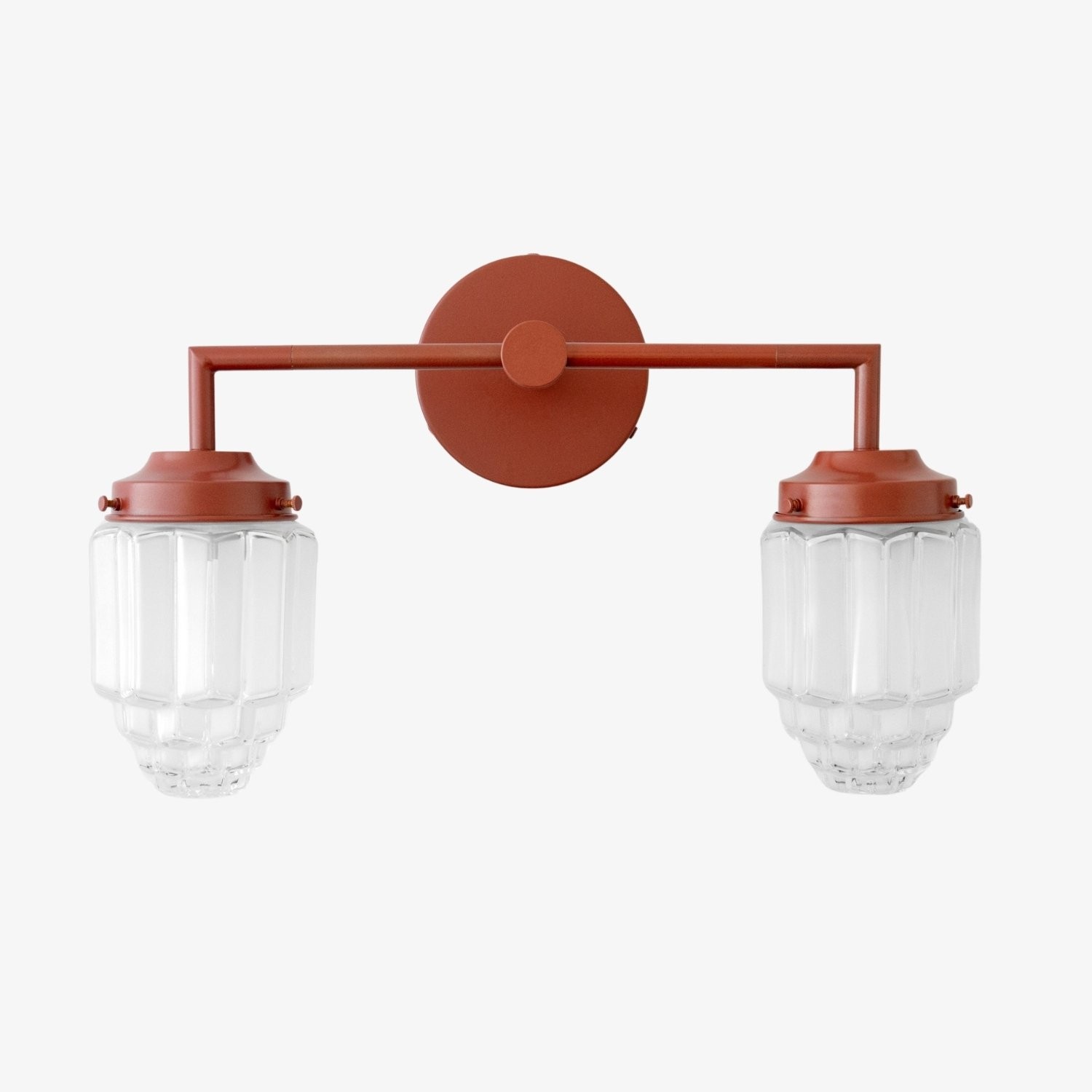 Tierlux Glazen Art Deco Badkamerlamp - Kleurrijke Wolkenkrabber Bolvormige Wandlamp HL1655