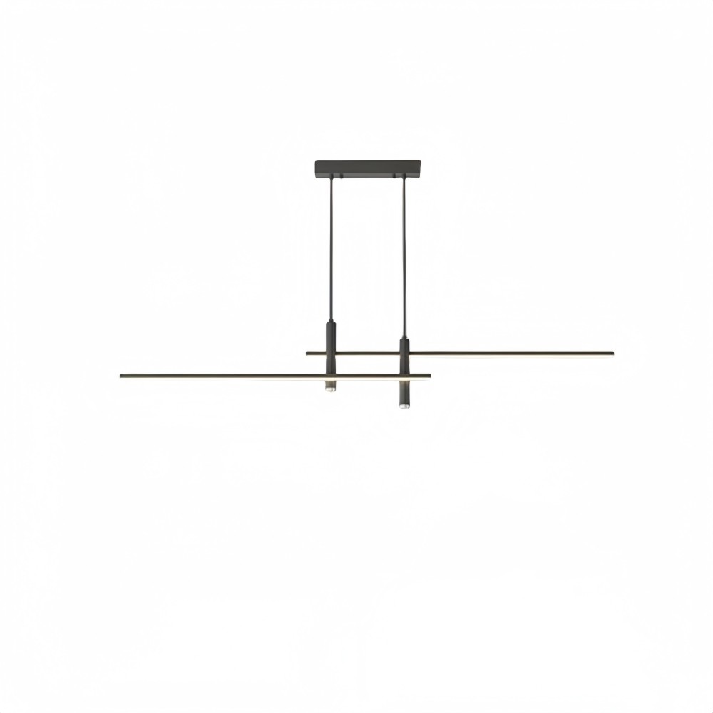 Moderne minimalistische strakke metalen staaf kroonluchter HL694
