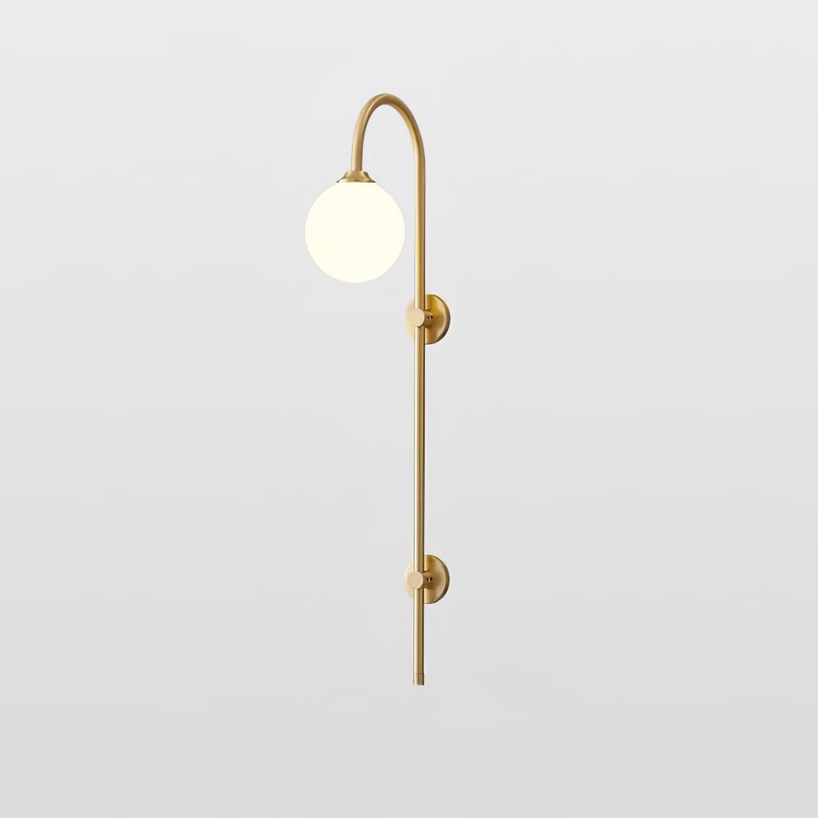 Globe Messing Wandlamp HL534