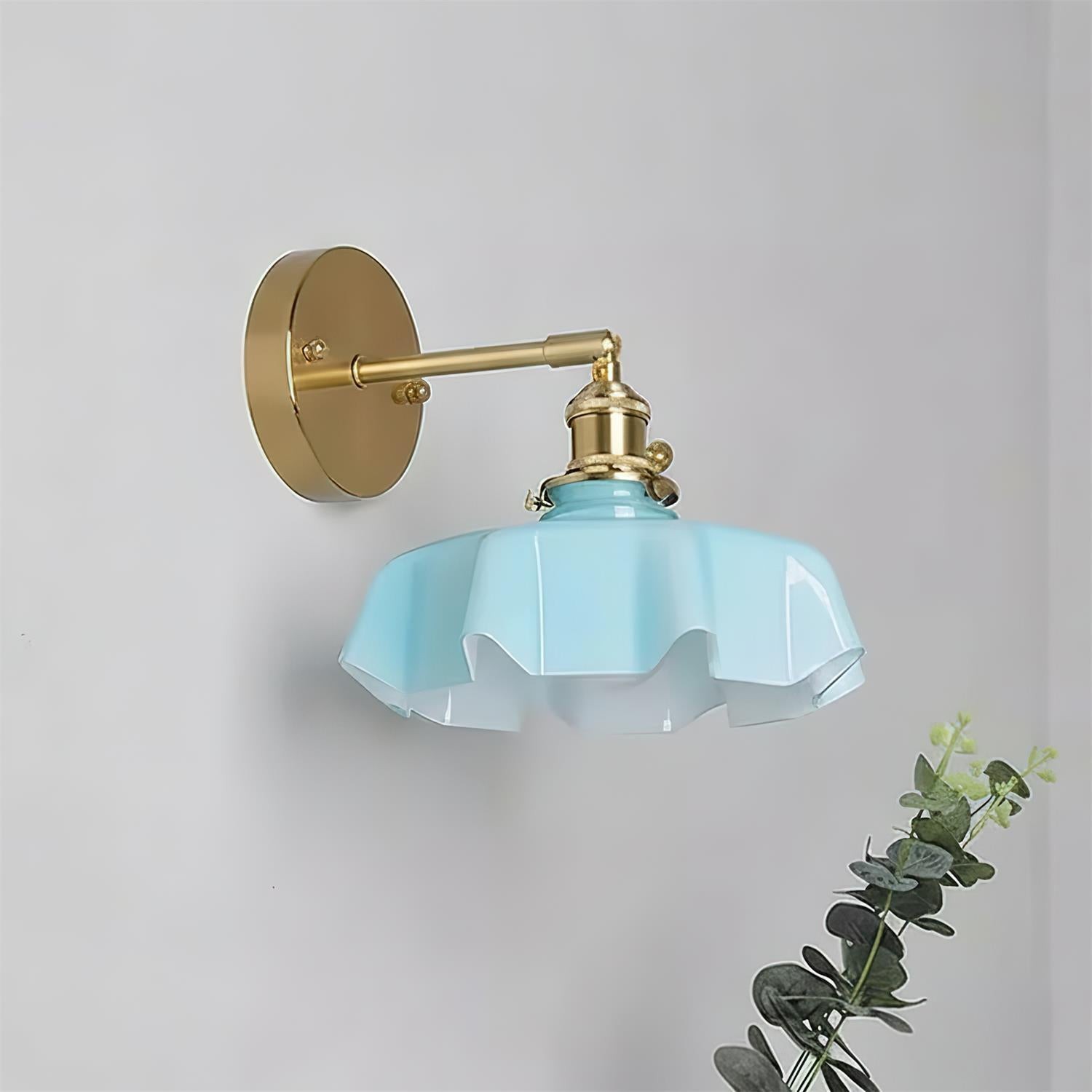 Wandlamp met rok en golvend patroon HL2799