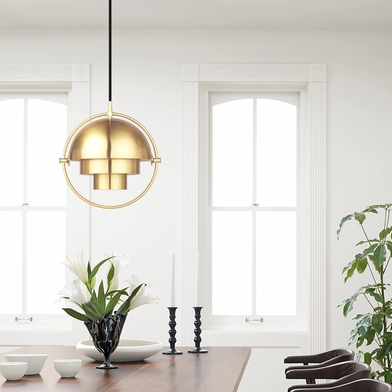 Multilayer Draaibare Metalen Hanglamp HL36