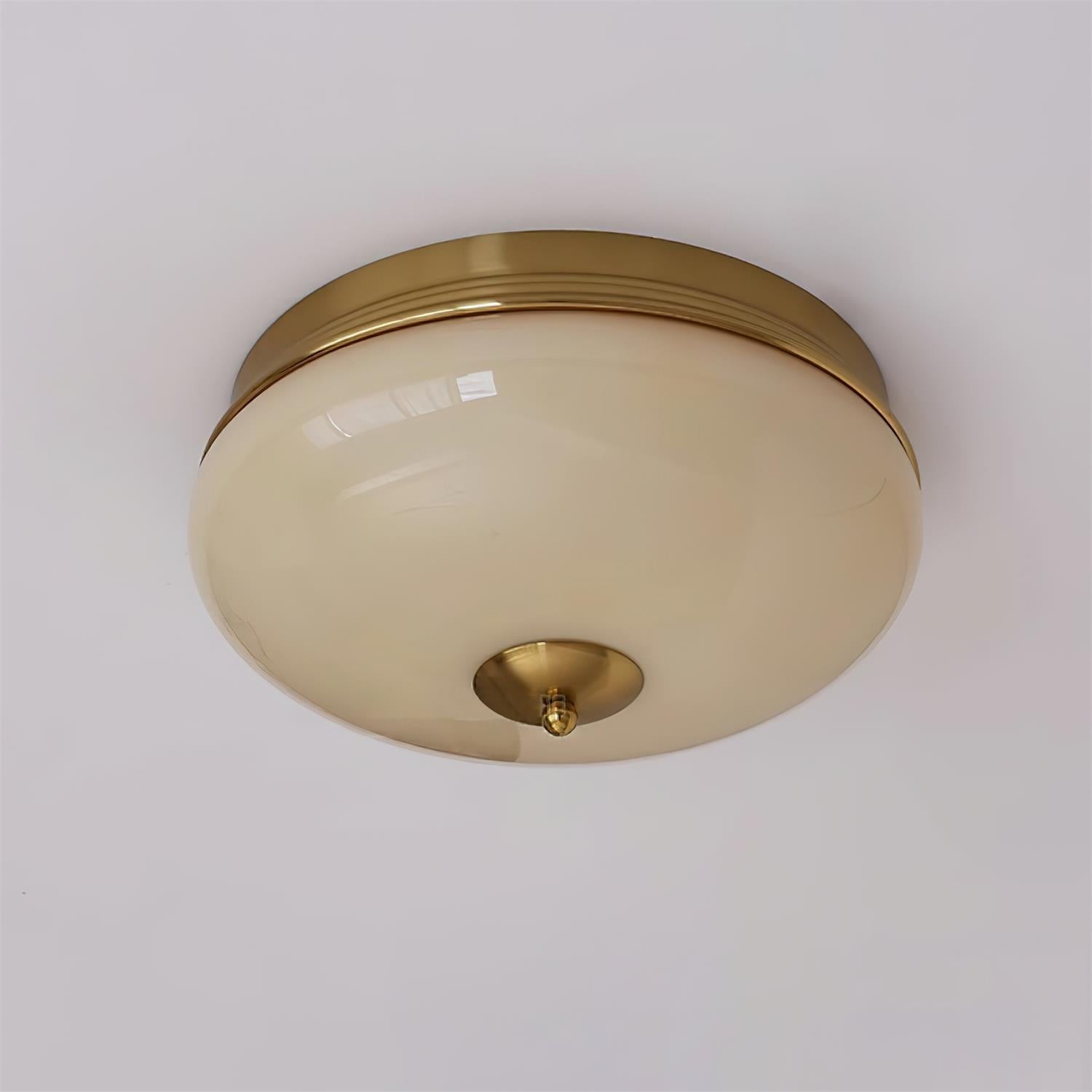 Europese Mid Century Crème Plafondlamp HL614