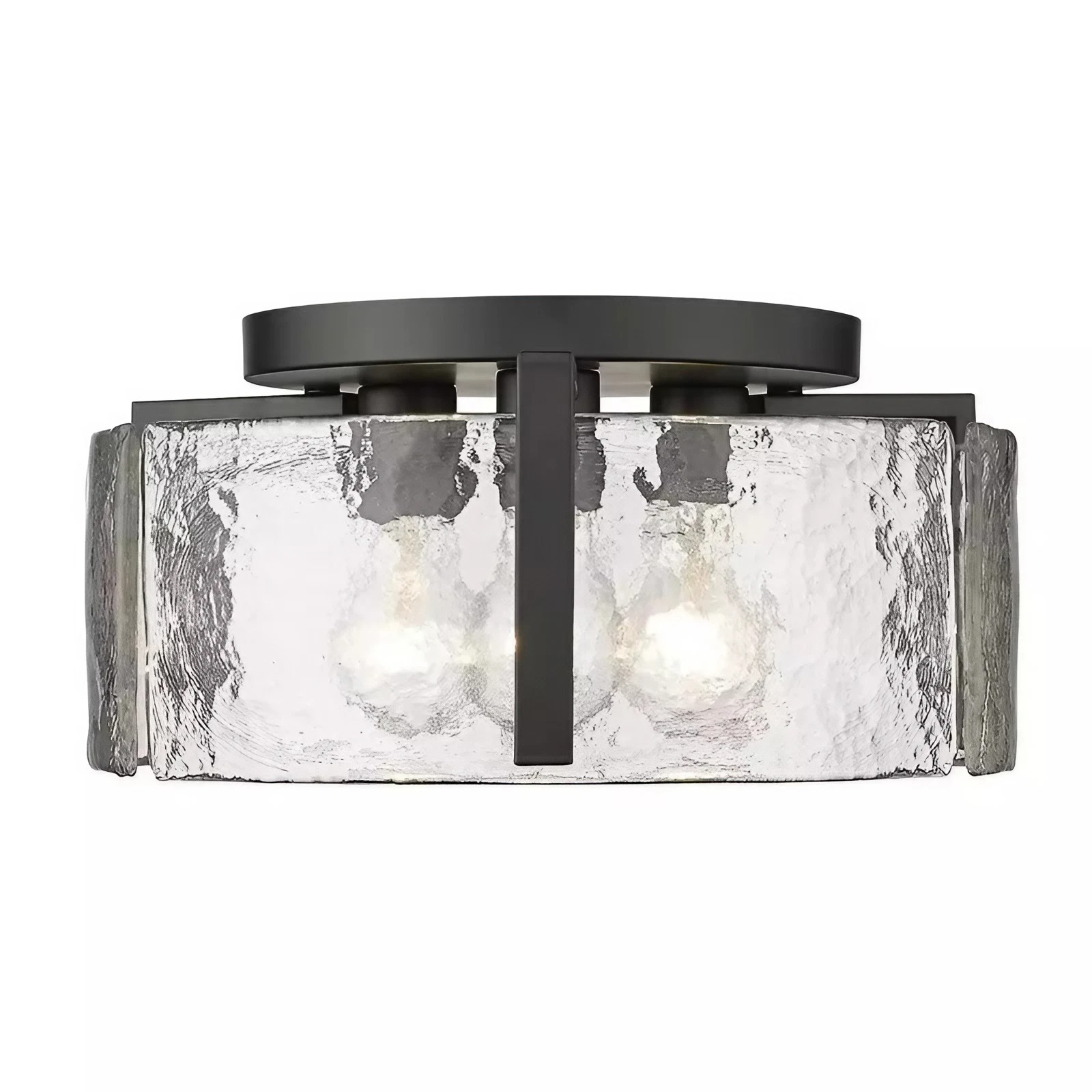 Moderne Inbouwplafondlamp Met Glazen Trommel HL267