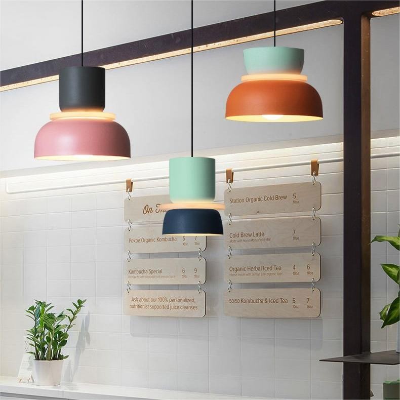 Macri Acryl Kleurrijke Komvormige Hanglamp - Moderne Levendige Hanglamp voor de Keuken