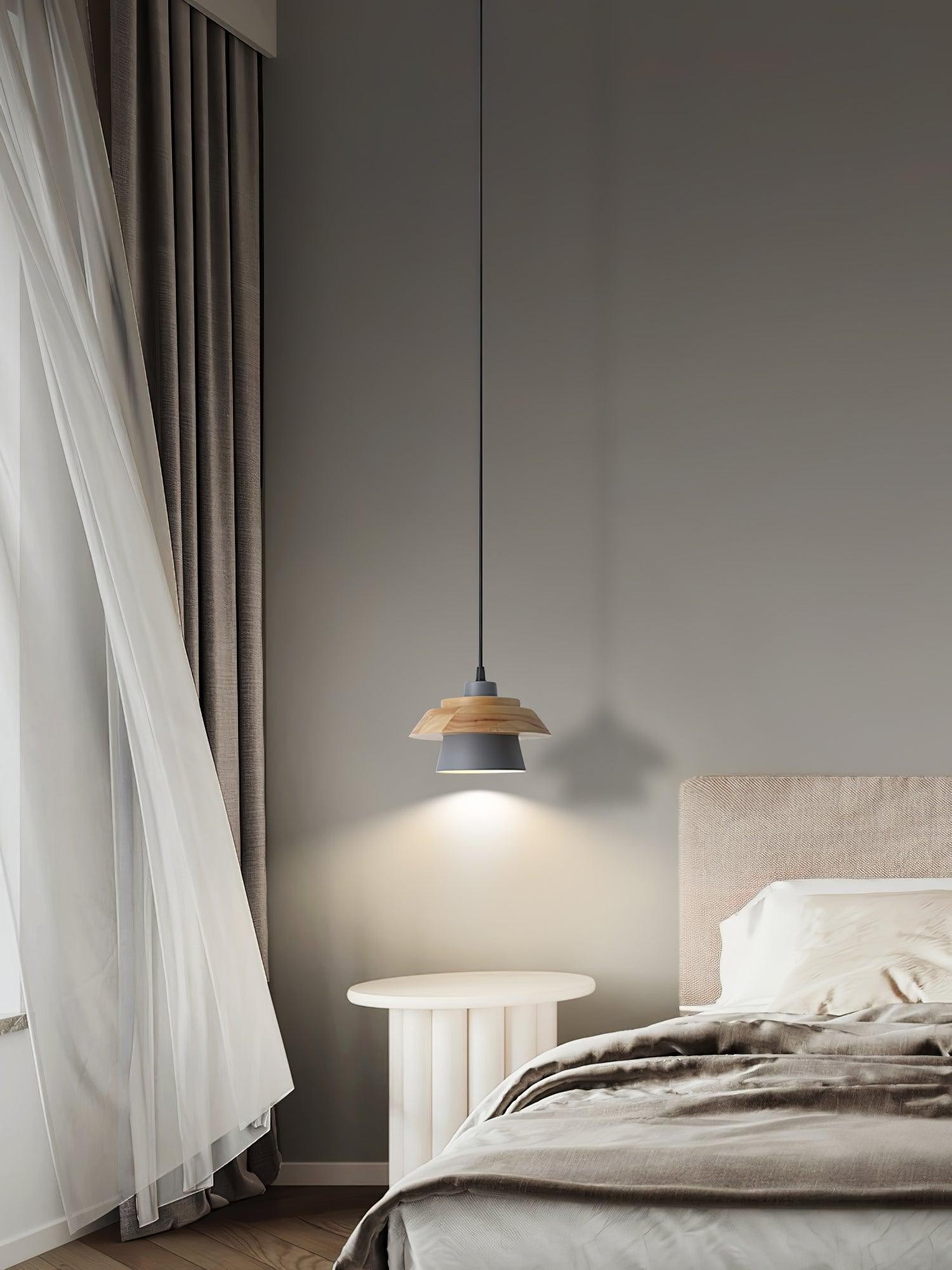Hanglamp van steenhout HL728