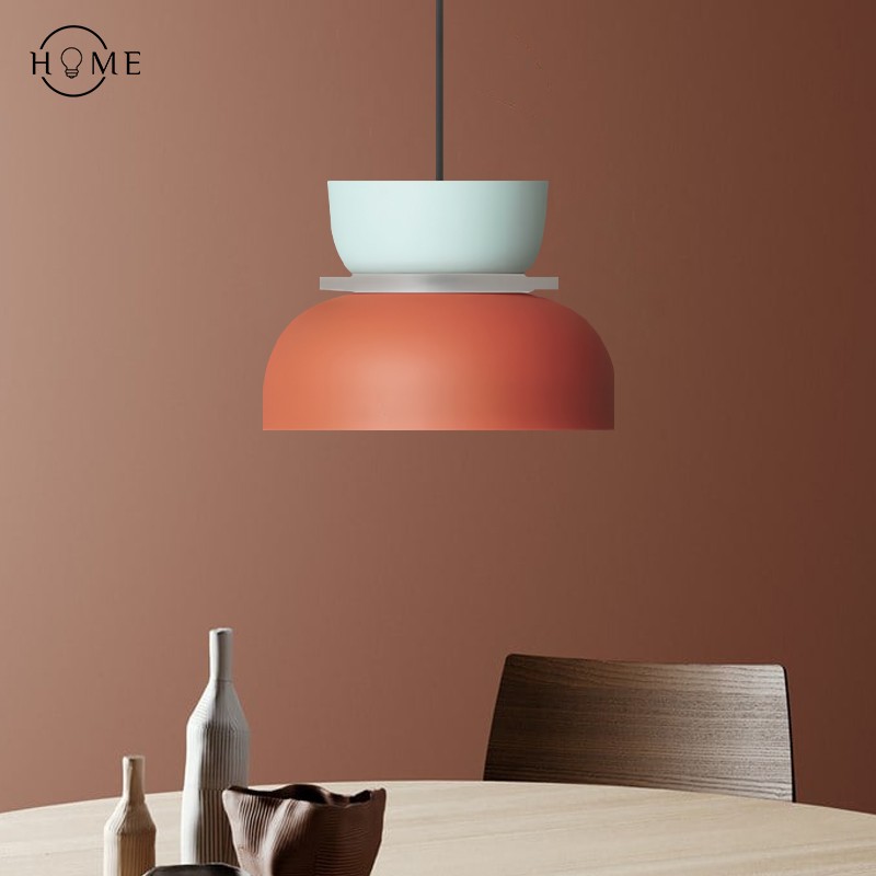 Macri Acryl Kleurrijke Komvormige Hanglamp - Moderne Levendige Hanglamp voor de Keuken