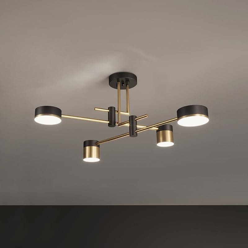 Luxe Spider Sputnik Design Metalen Schijf Plafondlamp HL1090