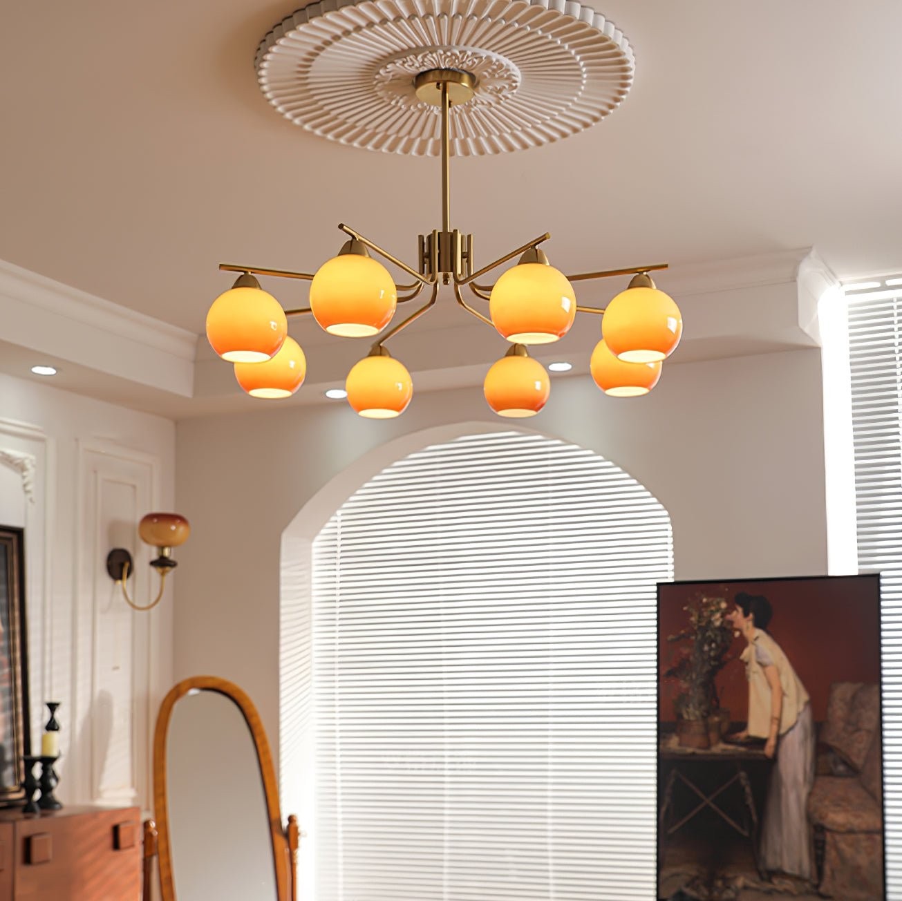 Creatieve Karamel Bolvormige Hanglamp HL410