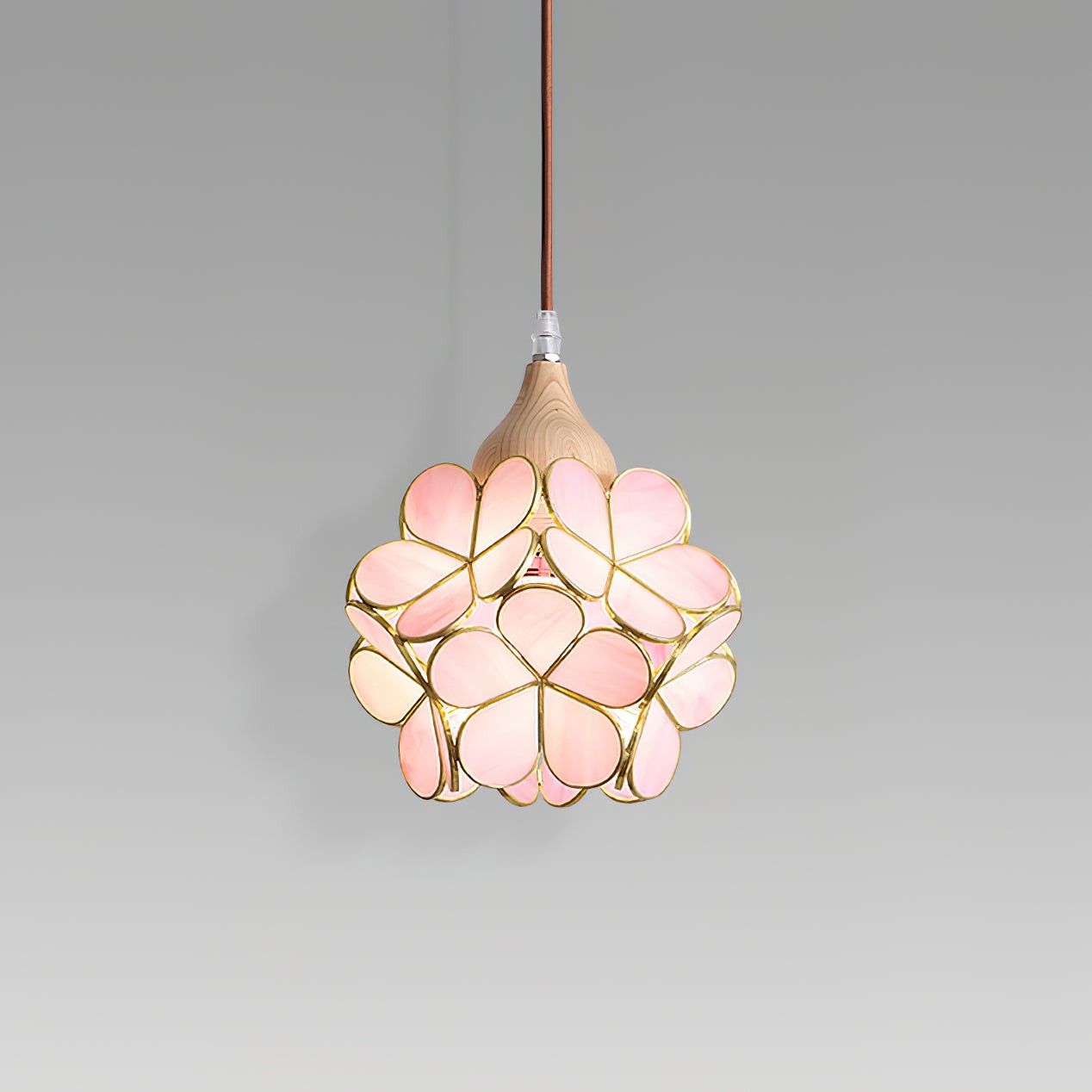 Franse creatieve pastorale stijl bloemen hanglamp HL595