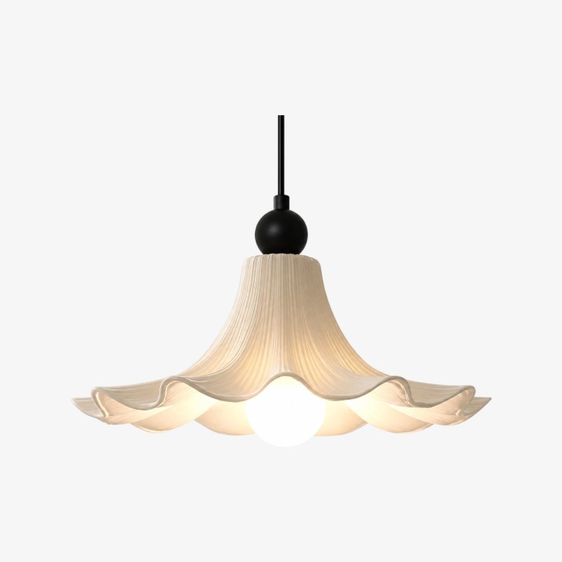 Cazelle Franse Vintage Bloemen Hanglamp - Retro Bloemen Hanglamp voor Slaapkamer en Hal HL3590
