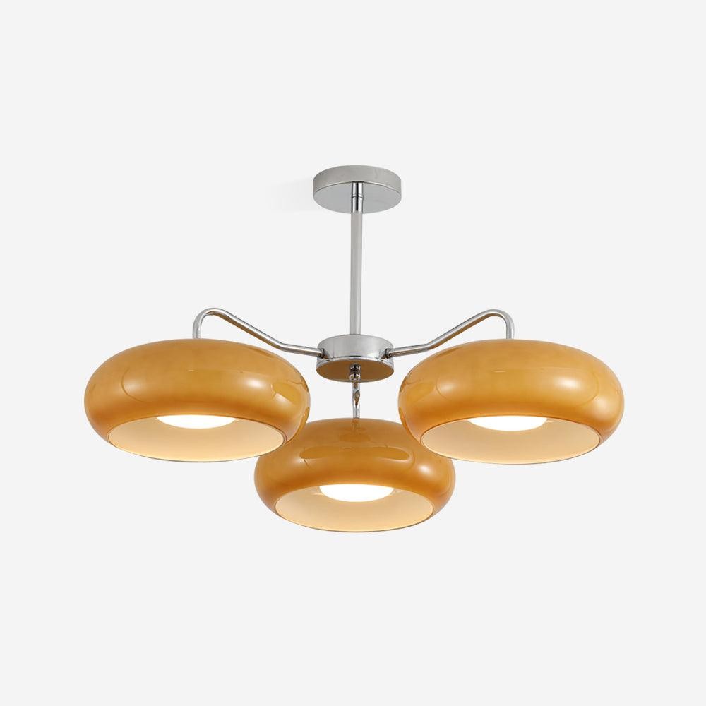 Moderne 3-lichts chromen plafondlamp HL896