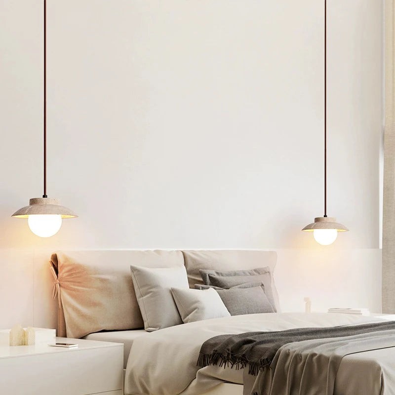 Travertin LED-hanglamp HL3489
