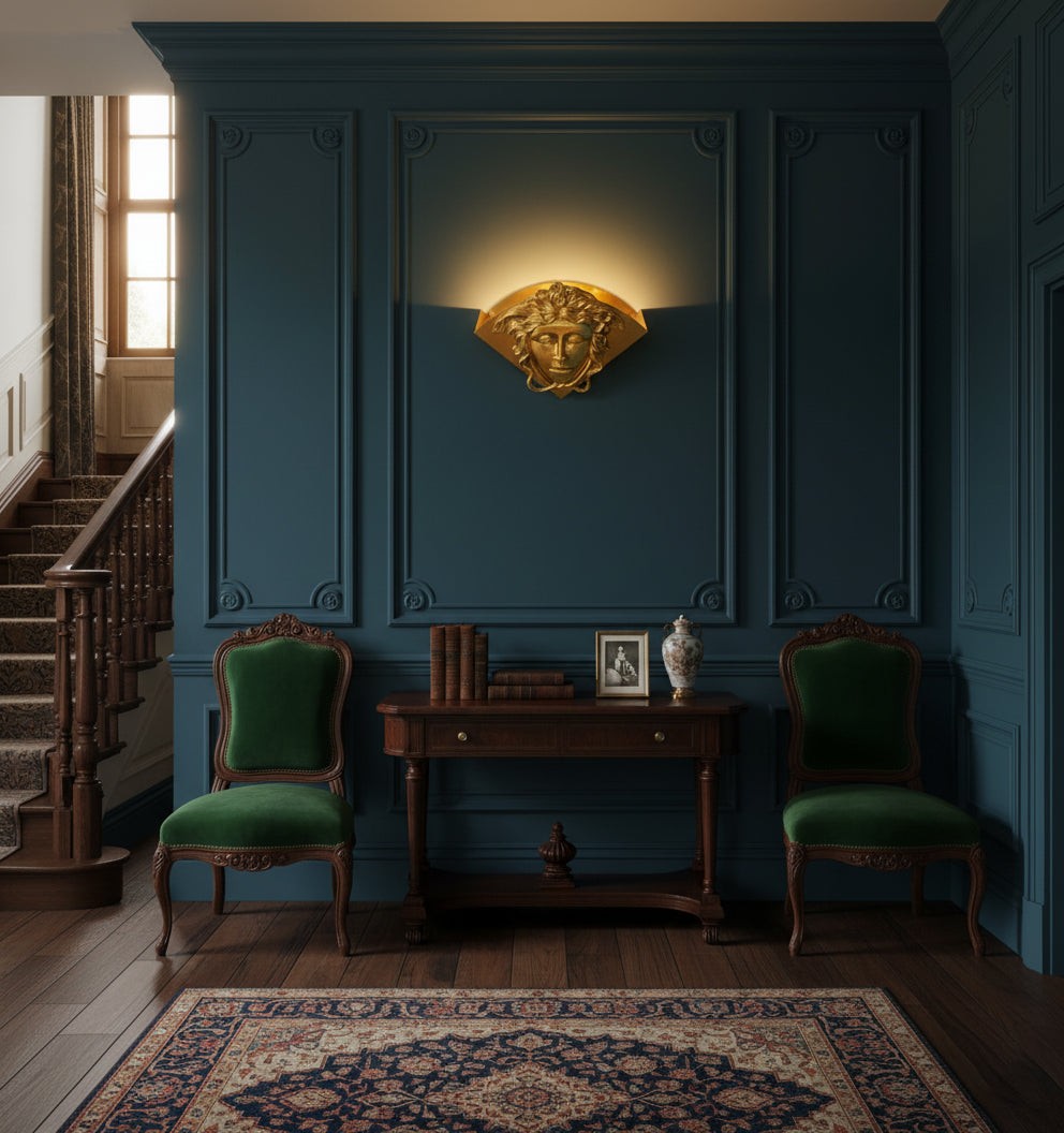 Sfinx messing wandlamp HL3297