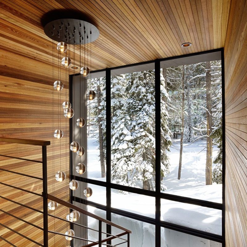 14.1M Glazen Bol Design Hanglamp