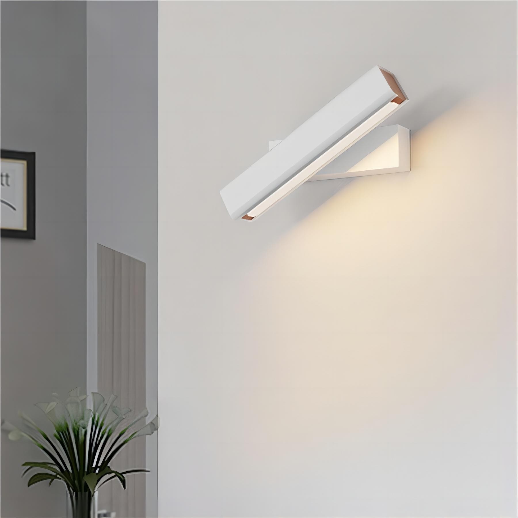 Minimalistische draaibare aluminium wandlamp voor slaapkamer HL114