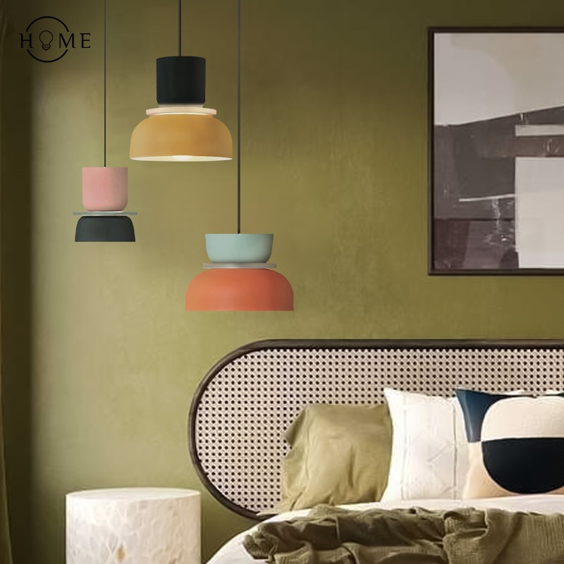 Macri Acryl Kleurrijke Komvormige Hanglamp - Moderne Levendige Hanglamp voor de Keuken