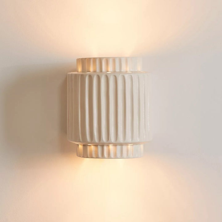 Cilinder hars semi inbouw wandlamp HL226
